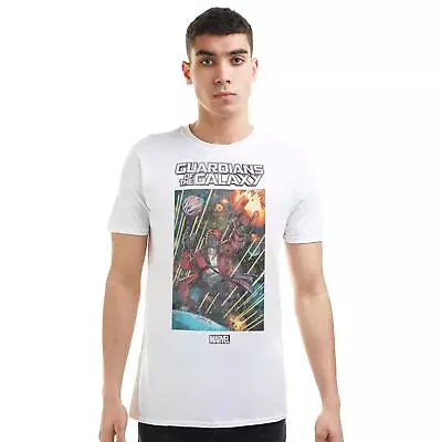 Marvel Mens T-Shirt Guardians Of The Galaxy Poster Top Tee S-2XL Official • £13.99