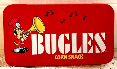 General Mills Vintage Bugles Corn Snack Collector Promotion Red Tin JAPAN {J} • $5.08