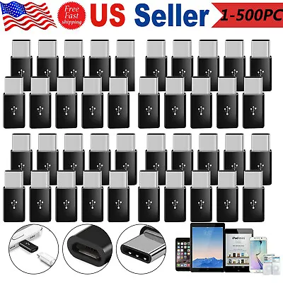 LOT USB 3.1 Type C Male  To Micro USB Female Adapter Converter Connector USB-C • $99.98