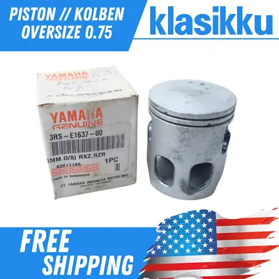 OEM Yamaha 135cc RXZ 135 RZR 135 Piston Oversize 0.75 Kolben Nos Japan • $34.41