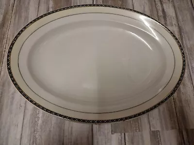 Antique W H GRINDLEY  'Andover' 15¾' X 11½' Platter Oval Serving Meat C.1890's  • £12