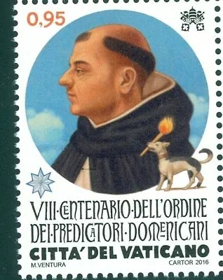 2016 Vatican City Sc# 1635 Order Of The Dominican Preachers  MNH • $1.84