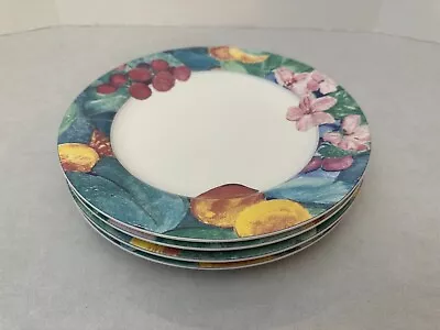 Set Of (4) - Mikasa Exotic Garden (Maxima CAK26) - 10.5  Dinner Plates - S2 • $28.75