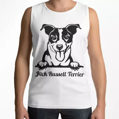£10.95 • Buy Jack Russell Terrier Mens Tank Top Dog Pet Lovers Animal Gift