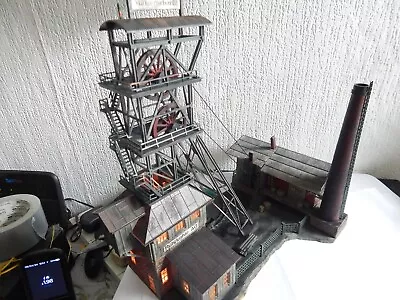 OO 00 HO Gauge Weathered Coal Mine Colliery Pit With Working Lights Faller • £99.95