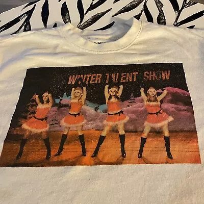 Mean Girls Xmas Talent ShowHolographic T Shirt Y2K Official Merch Womens Small N • $19.99