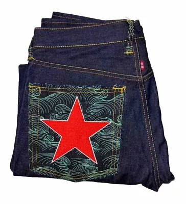 RMC JEANS RMC Martin Ksohoh Red Star Jeans W34” L36” RETRO VINTAGE DESIGNER • $94.48