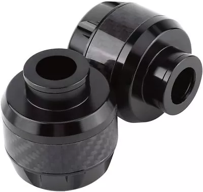 RIZOMA Pair Front Fork Frame Sliders Wheel Crash Protector Carbon Fiber BLACK • $6.29