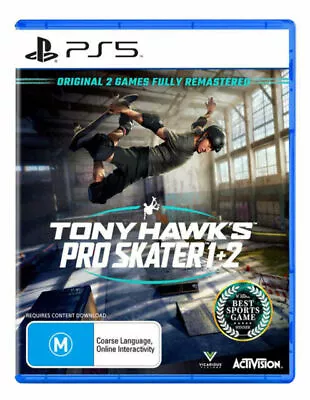 Tony Hawk's Pro Skater 1 + 2 - PS5 Game In Case • $35