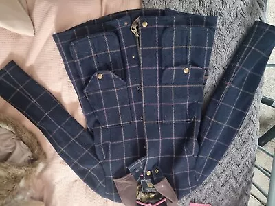 £80 • Buy Joules Tweed Fieldcoat - Navy  - Size 10