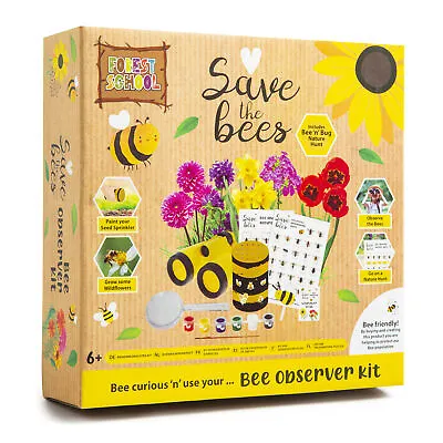 Save The Bees Bee Observer Insect Observation Toy Kids Nature Wildlife Kit Game • £7.99