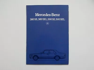 Brochure / Catalogue / Brochure Mercedes W126 S-Class 380 / 500 SE / SEL - 06/83 • $8.73