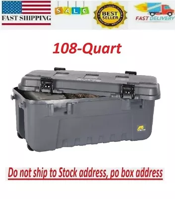 Truck Bed Storage Box Heavy Duty Pickup Trailer Camping Gear Black Tool Chest • $56.96