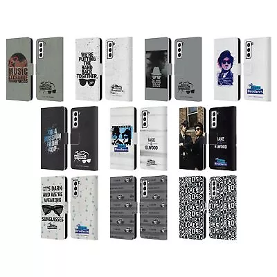 Official The Blues Brothers Graphics Leather Book Case For Samsung Phones 4 • £17.95