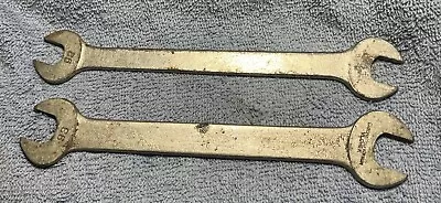 Vintage Vlcheck Thin Open End Tappet Wrench Set - # 92 & #93 - Made In USA • $19.99