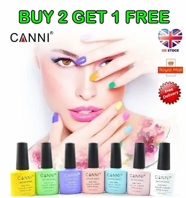 Canni Nail Gel Polish Colour Uv Led Soak Off Base Top Coat Matte Varnish Nails • £4.45