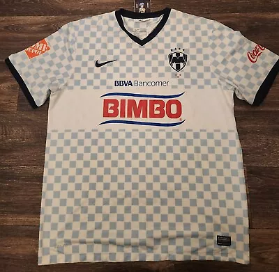 Nike Rayados De Monterrey 13/14 Dri-Fit Away Soccer Jersey Size XL Rare • $65