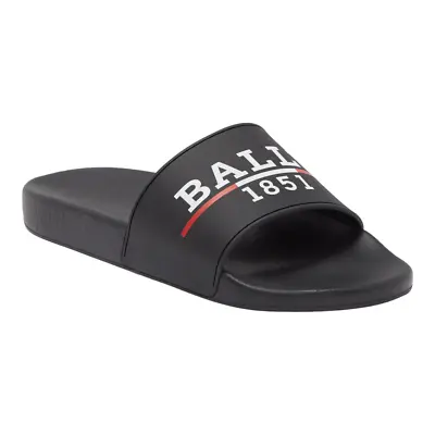 Bally Samuel Men's 6238702 Black Rubber Pool Slide Sandals MSRP $185 NEW • $74.95
