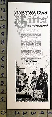 1929 Sportsman Hunt Fish Christmas Holiday Winchester Skates Flashlight Ad 31875 • $42.66