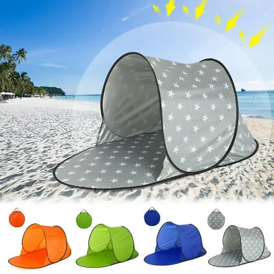 Portable Outdoor Shade Sun Shelter Pop Up Beach Tent UV Protection Camping Tent • £8.88