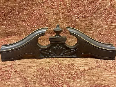 £38 • Buy Carved Reclaimed Wooden Panel / Pediment Salvaged Vintage Repurpose Project
