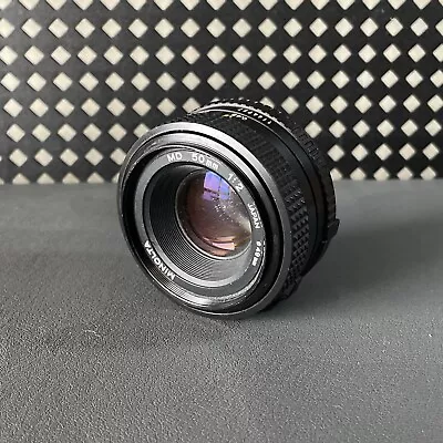 Minolta 50mm MD 1:2 Lens For Minolta MD Mount 35MM SLR Film Camera • $28.50