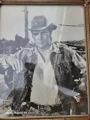 Framed Elvis Presley Photo- Elvis Presley Cowboy #554 • $5