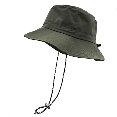 Waterproof Packable Bucket Rain Hat Sun UV Protection Hatwith Chin Strap • $18.09