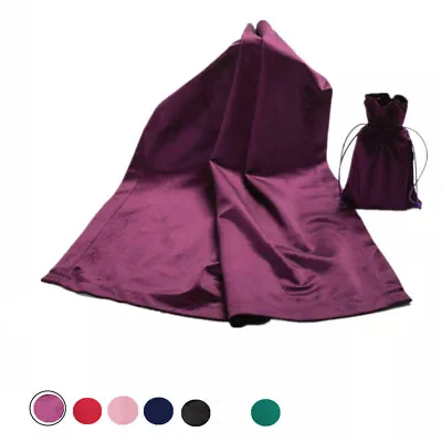 Solid Color Tarot Table Cloth With Bag Divination Cards Wicca Tablecloth • £10.79