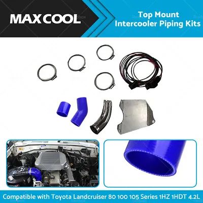 Intercooler Pipe Kit Suitable For Toyota Landcruiser 80 100 105 Series 1HZ 4.2L • $75.95