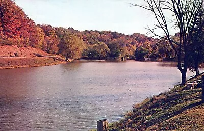 Massillon Ohio Sippo Park Allegheny Mountains Fall Scene Postcard • $9.44
