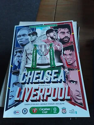 CHELSEA V LIVERPOOL 2022 CARABAO LEAGUE CUP FINAL BRAND NEW PROGRAMME • £5.99