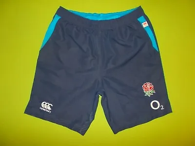 Shorts ENGLAND (M) CANTERBURY CCC PERFECT !!! Home Rugby England Blue • £20.39