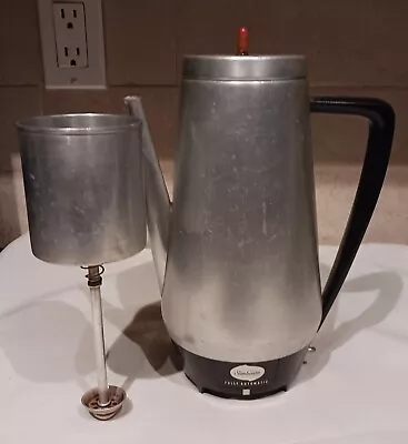 M169 Vintage SUNBEAM Coffeemaster AP 71 Percolator Coffee Pot Aluminum NO CORD • $16.99