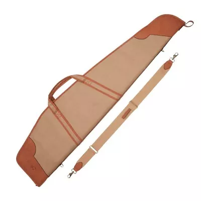 Browning Flex Elite Rifle Scoped Canvas Bag Slip Brown - 124cm • £59.99