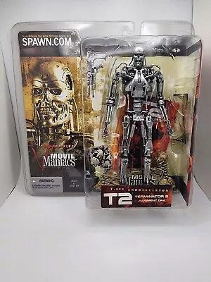 T-800 Endoskeleton NECA Terminator Figure T2 Movie Maniacs Series 5 McFarlane • $49.99