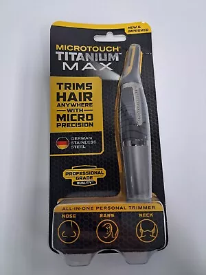 Micro Touch Titanium Hair Removal Trimmer - Gray New  • $12.79