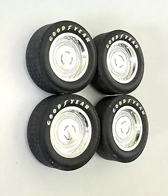 Wheels Hubcap Look  & Goodyear Tire Set 1/18 Scale Auto World American Muscle • $34.99