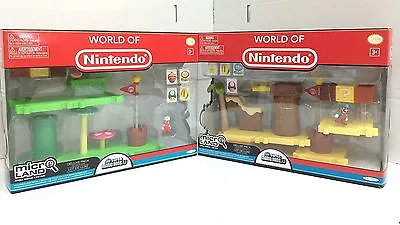 *Nintendo Super Mario Bros U Micro Acorn Plains+Layer Cake Desert DELUXE PACK • $80