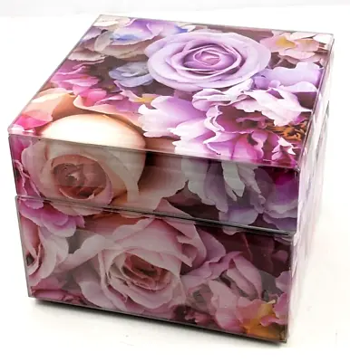 MMA Acrylic Floral Jewelry Box Double Layer The Met Square • $39.99