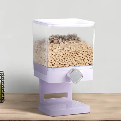 Cereal Dispenser Single Dry Food Container Kitchen Oatmeal Nuts Flour Machine Uk • £9.95