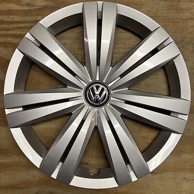 VW Volkswagen Jetta Golf 16  Wheel Cover Hubcap Cap OEM 14 Spoke #5C0.601.147.E • $49.95