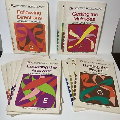 $120 • Buy Lot Of 11 - Vintage 1976-1977 Specific Skill Series  D (1), E (5), F (2), G (3)