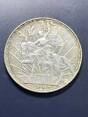 MEXICO - Caballito - Un Peso 1910 - Km-453 - Toned - Classic Large Silver Coin! • $170.25