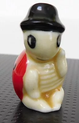 Miniature Vintage Collectible 1  Ladybug With Hat - Bone China Figure • $6