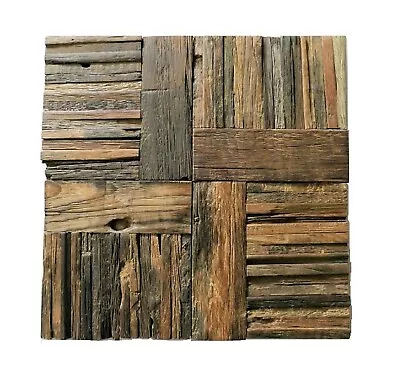 Rustic Wood Wall Tiles Wall Coverings Rustic Wall Panels Reclaimed Wall Decor • £15.90