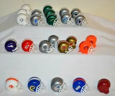Vintage NFL Mini Gumball Football Helmets Lot Of 25 Mixed Teams Mixed Condition • $21.99