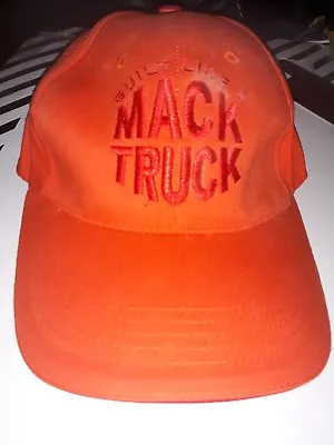 BUILT LIKE A MACK TRUCK  Trucker Hat Cap~fitted( One Size Fits Most )orange  • $17.52