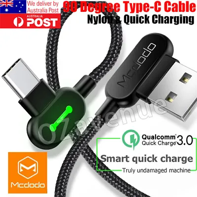 $7.95 • Buy Mcdodo Braided Type-C USB-C Fast Charger Cable Cord Samsung S9 Plus S8 S10 Plus