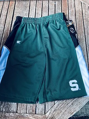 NCAA Michigan State Spartans Mens Medium (M) Basketball Shorts Mesh NWT • $14.36